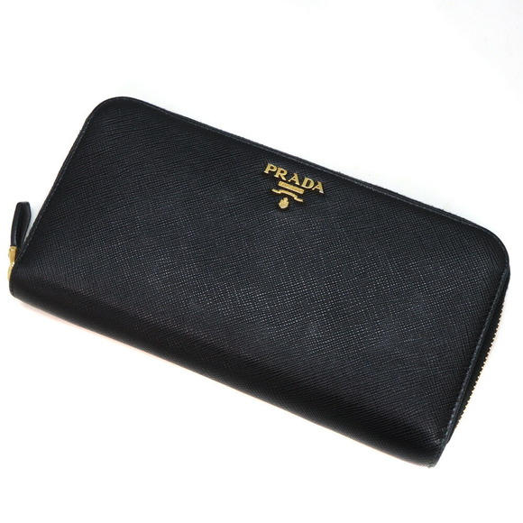 Prada black Wallet leather long - Picture 1 of 6